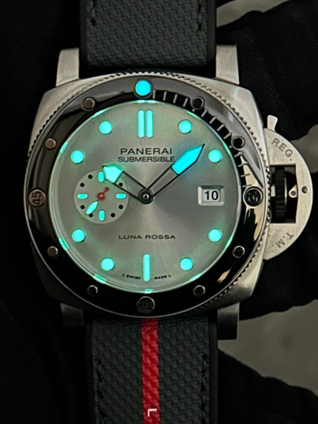 PANERAI パネライ サブマーシブル クアランタクアトロ ルナ・ロッサ