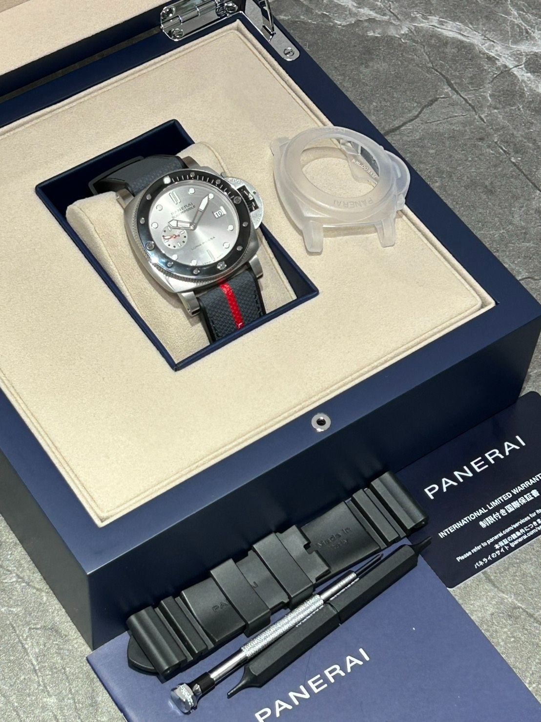 PANERAI パネライ サブマーシブル クアランタクアトロ ルナ・ロッサ