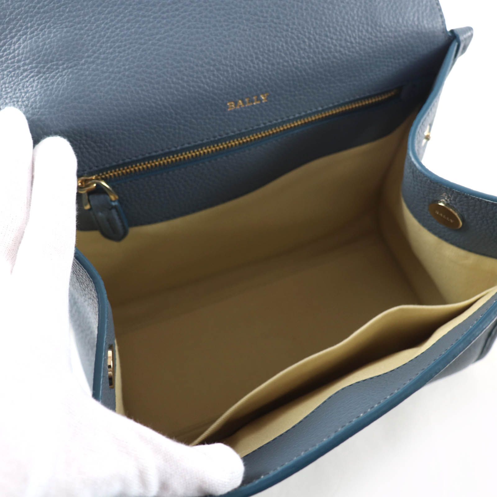 極美品☆BALLY バリー Bloommy.O 2WAY レザー ハンドバッグ ショルダー