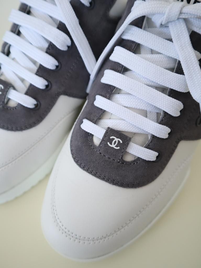☆CHANEL シャネル スニーカー レザー×スエード G45470 イタリア製 37