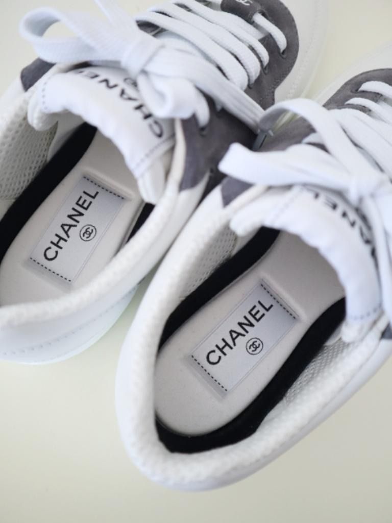 ☆CHANEL シャネル スニーカー レザー×スエード G45470 イタリア製 37