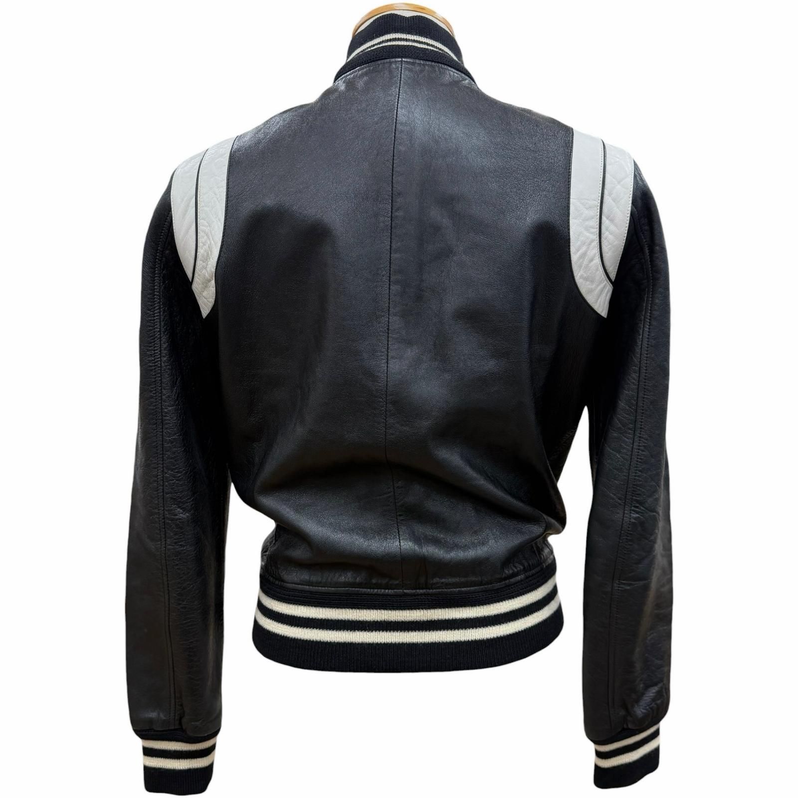 良品▽SAINT LAURENT PARIS サンローランパリ 455808 エディ期 羊革