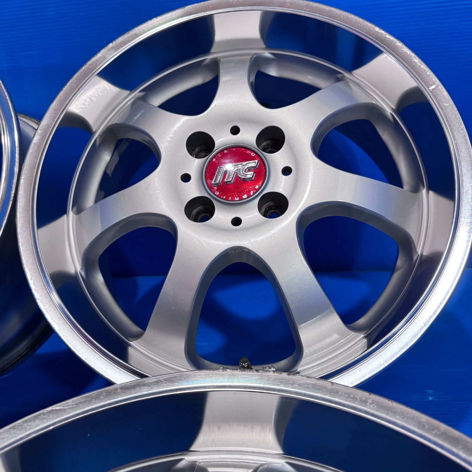 RAYS セブリング ITC SPORT 16インチ 6.5J+53 4H100 4本 曲がりなし