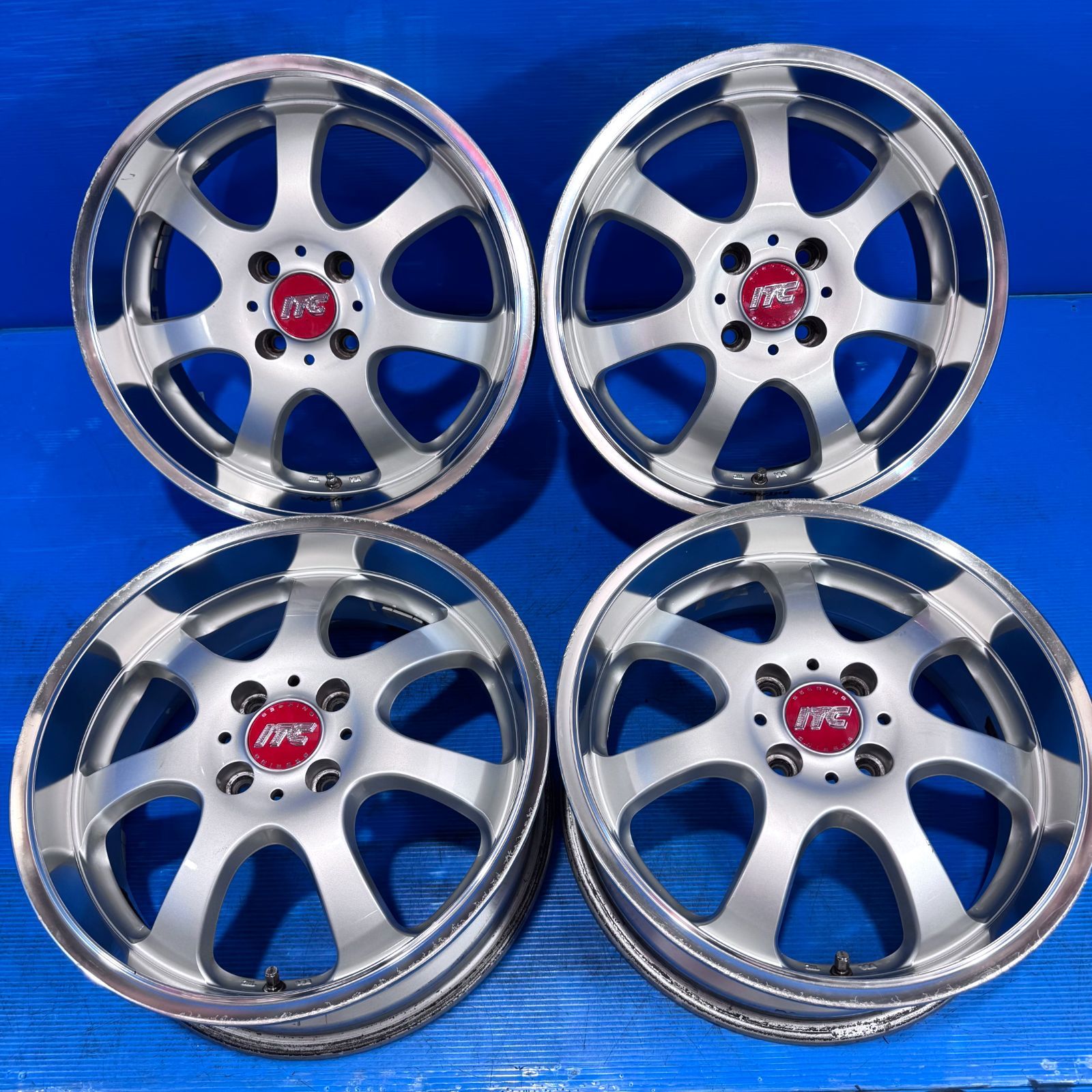 RAYS セブリング ITC SPORT 16インチ 6.5J+53 4H100 4本 曲がりなし