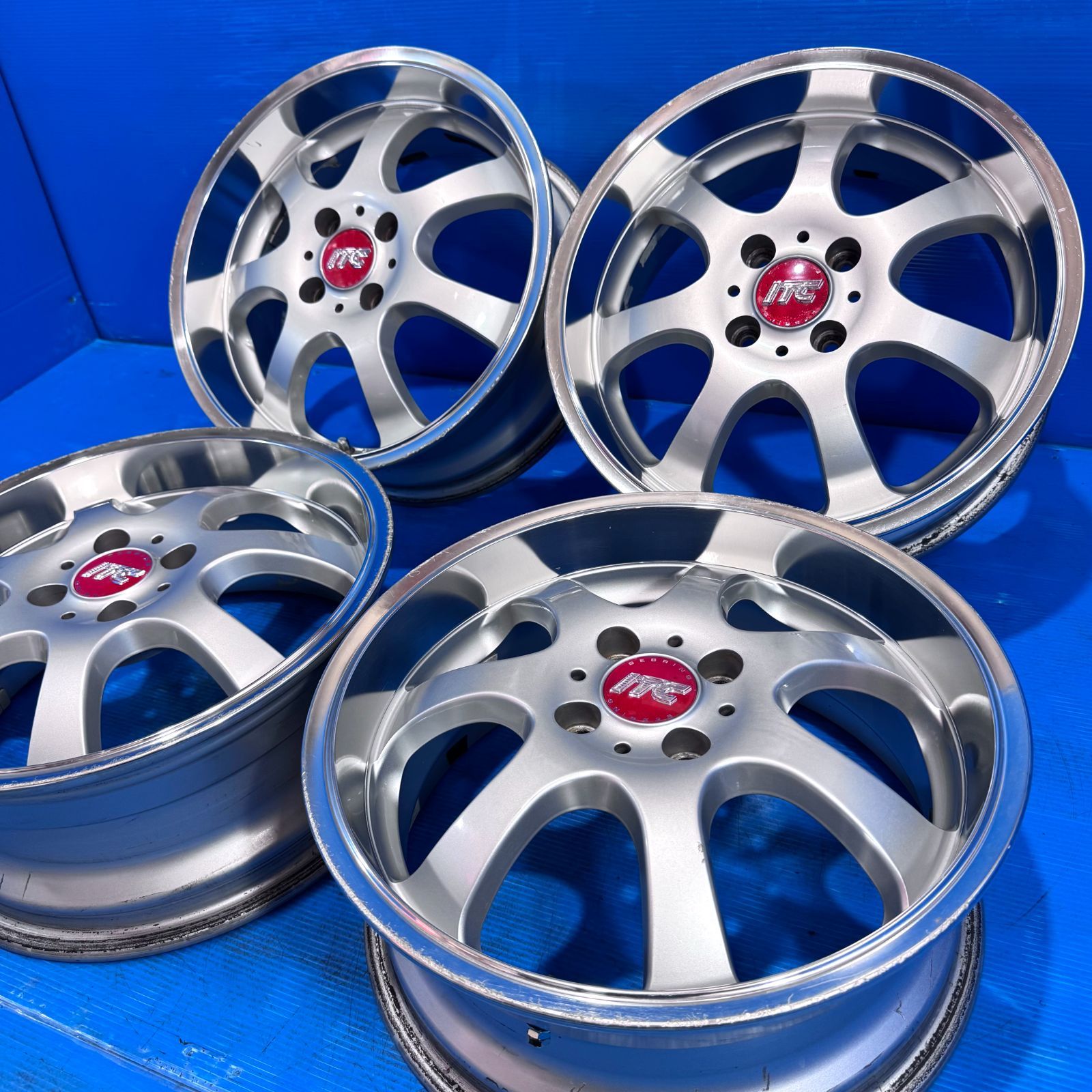 RAYS セブリング ITC SPORT 16インチ 6.5J+53 4H100 4本 曲がりなし