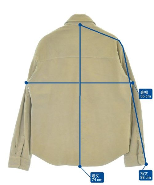 EMMETI エンメティ カジュアルシャツ M ベージュ 【古着】【中古】【送料無料】 メルカリ
