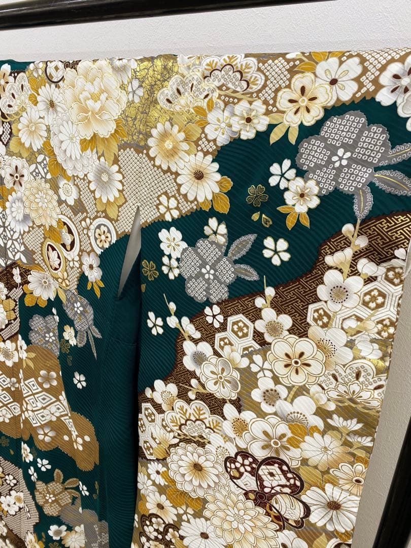 火杜様専用 振袖 豪華 金駒 金彩 紋意匠 身丈 168cm 撥水加工済 【公式 