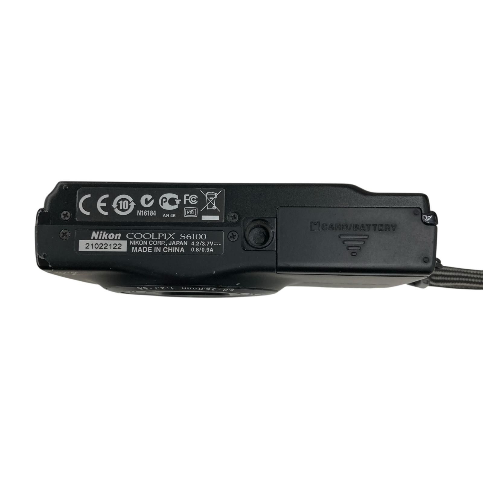 186000 ジャンク品 Nikon ニコン Coolpix S6100 コンパクトデジタル