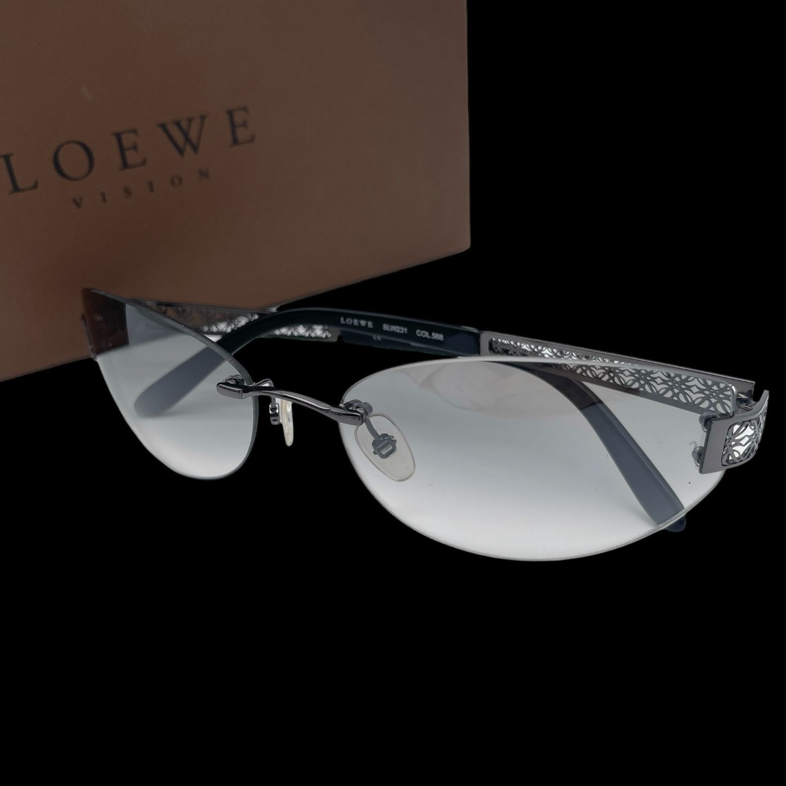 LOEWE ロエベ サングラス ツーポイント アナグラム SLW231 COL.568