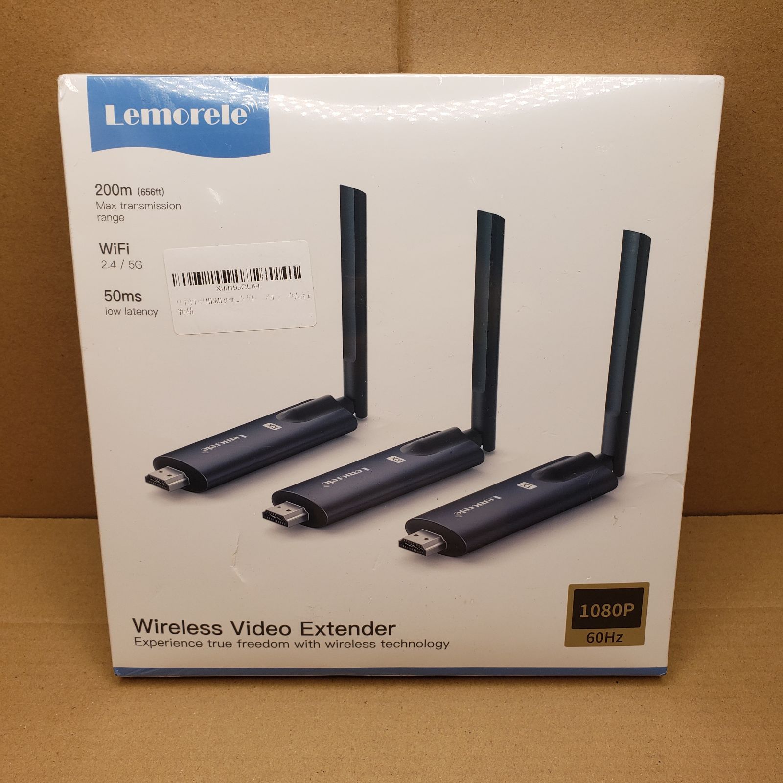 【新品未開封】Lemorele ワイヤレス HDMI 送受信機セット