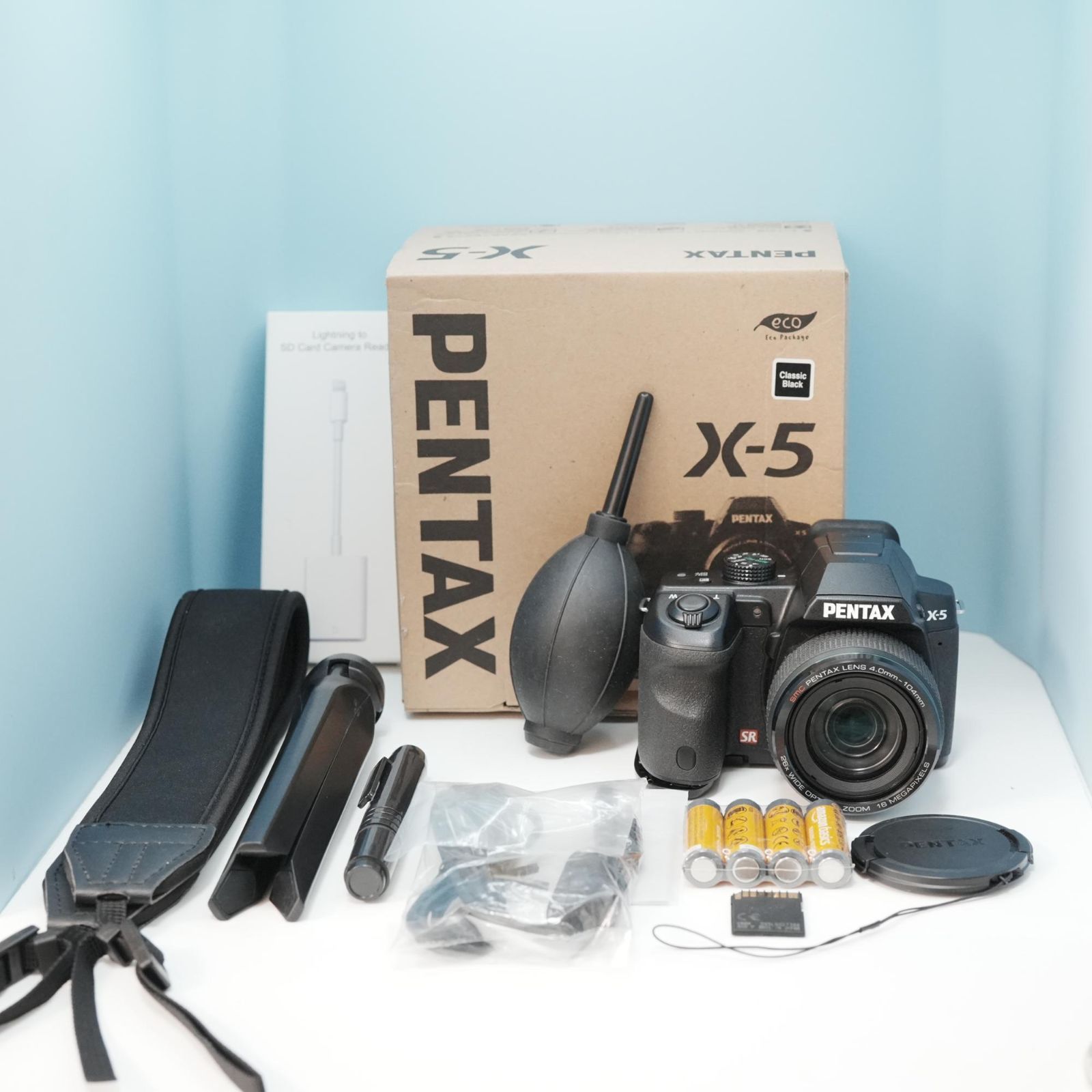 PENTAX X-5 一眼レフ スマホ転送OK フルセット 極美品 a6294 - メルカリ