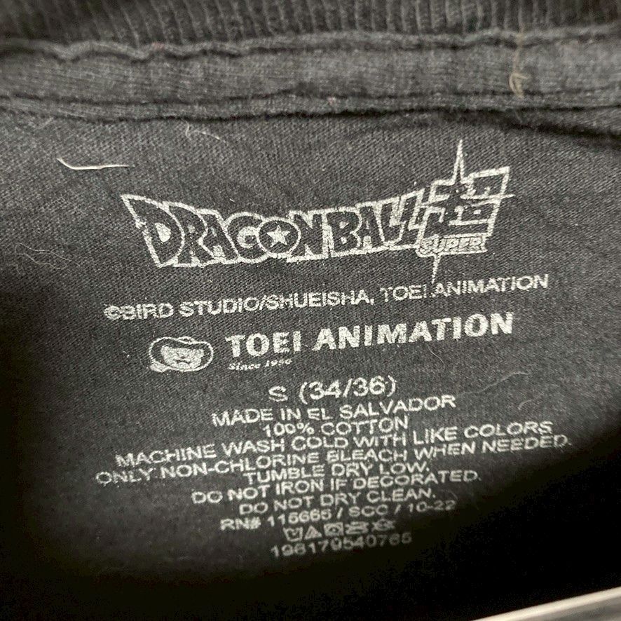 アニメ Tシャツ ドラゴンボール スーパー 悟空 キャラ 漫画 黒 S(日本