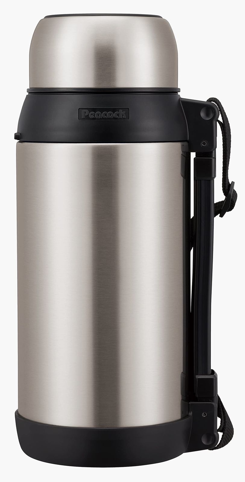 ピーコック魔法瓶工業(The-peacock) ピーコック 水筒 1.96L 保温 保冷 魔法瓶 大容量 ステンレスボトル コップ飲み 広口 ハンドル 付き ステンレス AXT-2001 XA