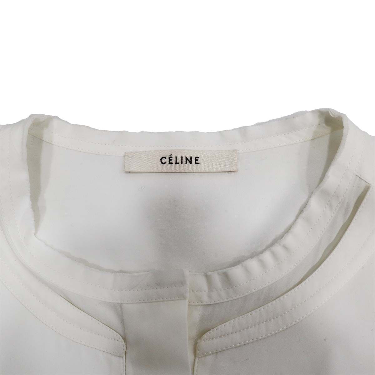 CELINE セリーヌ フィービーファイロ タキシードシャツ ノーカラー