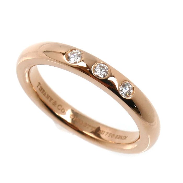 TIFFANY&Co. ティファニー K18PG ピンクゴールド スタッキングバンド 