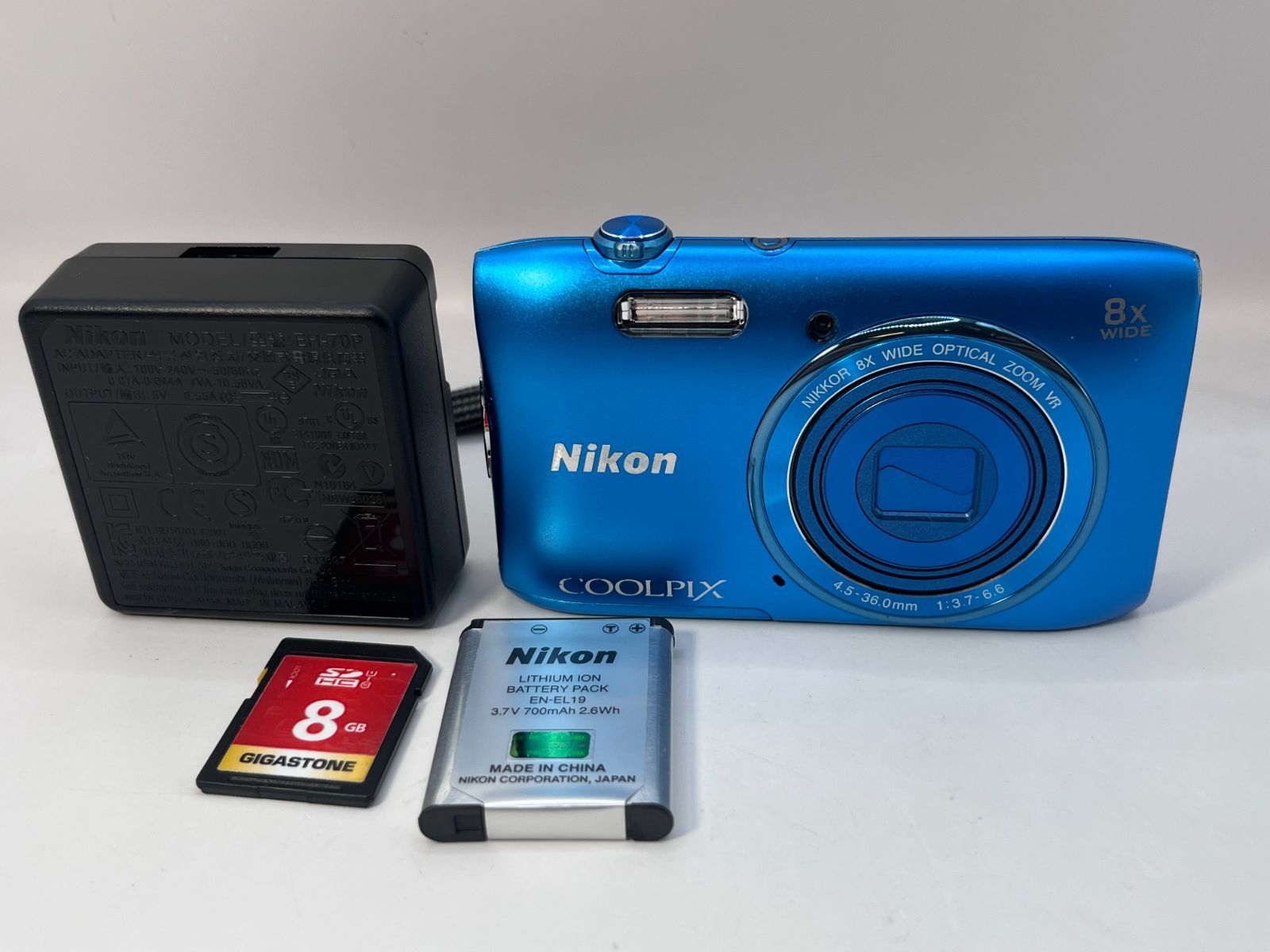 Nikon COOLPIX S3600 ブルー Nikon／COOLPIX／S3600／ブルー／ジャンク