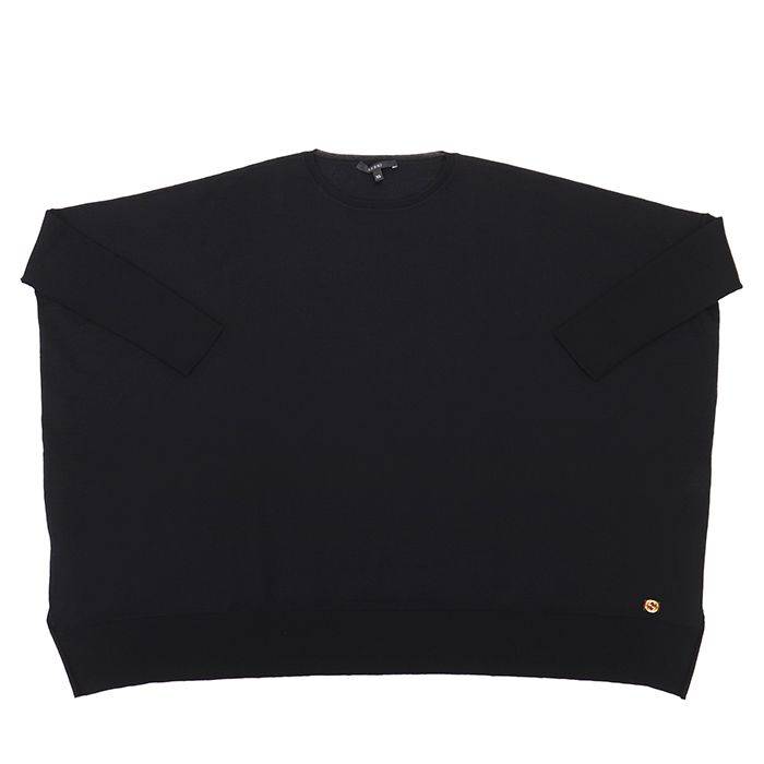 SALE【美品】GUCCI グッチ ニット サイズ XS レディース GG インターロッキング シェリーライン チャーム サイドスリット ウール100% トップス ブラック 黒 イタリア製 GUCCI - SALE【美品】GUCCI グッチ ニット サイズ XS レディース GG