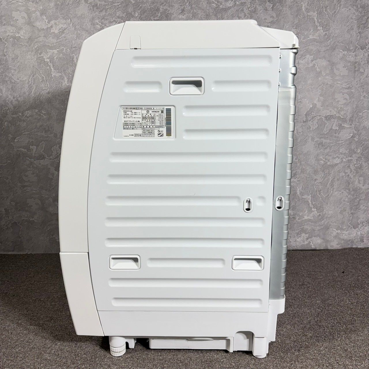2016年製】 HITACHI 日立 格安ドラム式洗濯機 BD-S3800L 10/6kg - メルカリ