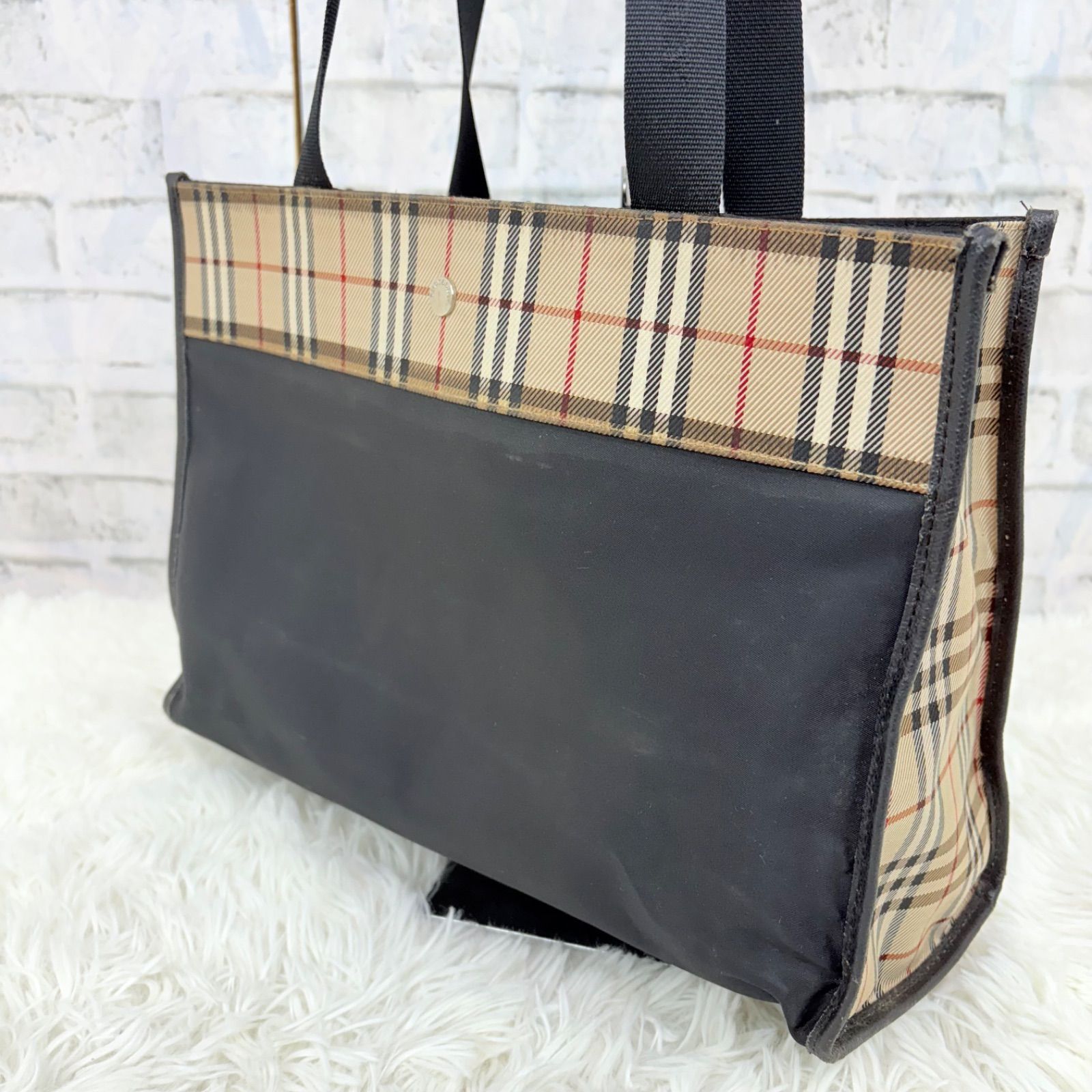 バーバリー Burberry トートバッグ ハンドバッグ レディース ノバ 