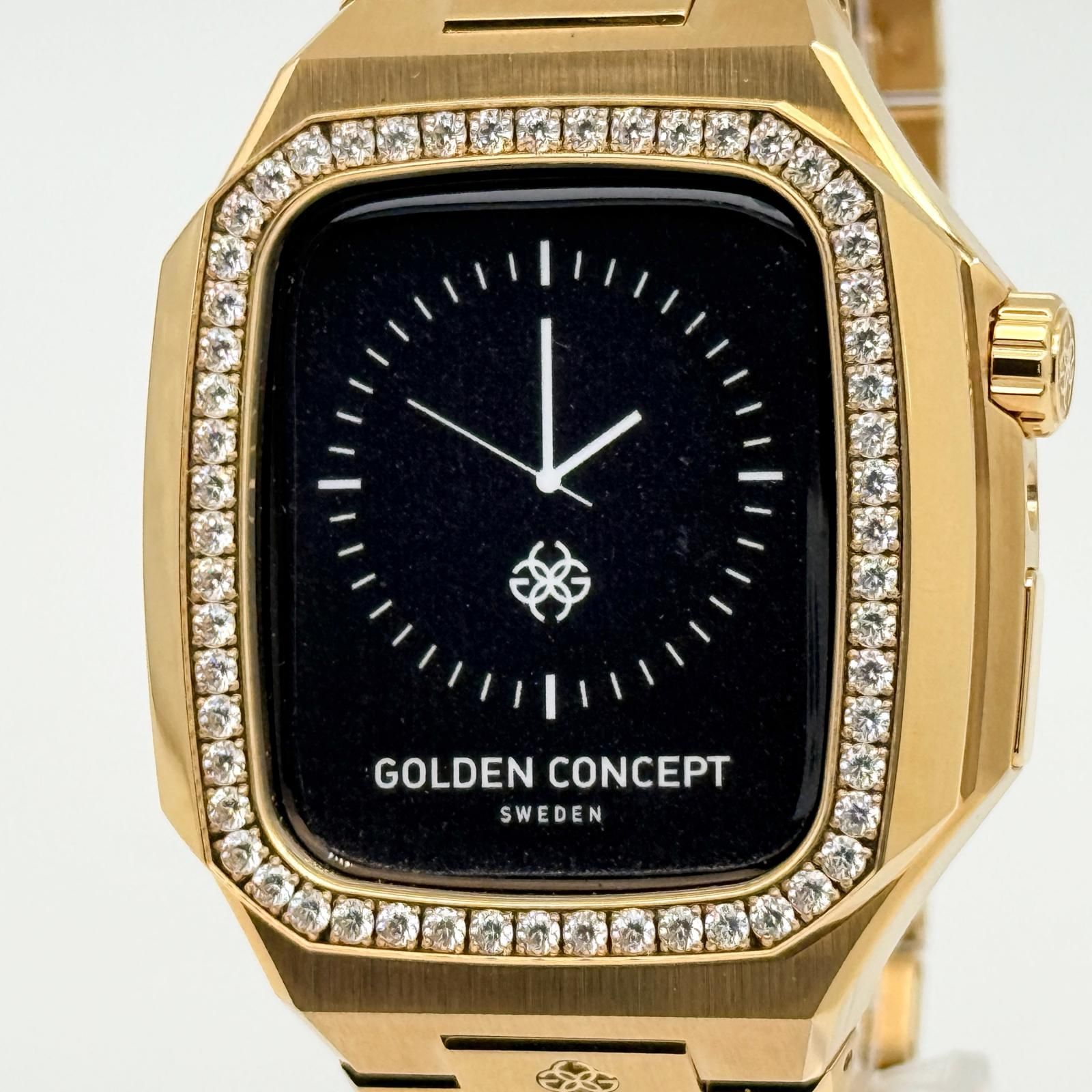 GOLDEN CONCEPT ゴールデンコンセプト アップルウォッチケース EVD41 GOLD メンズ 腕時計 稼働品