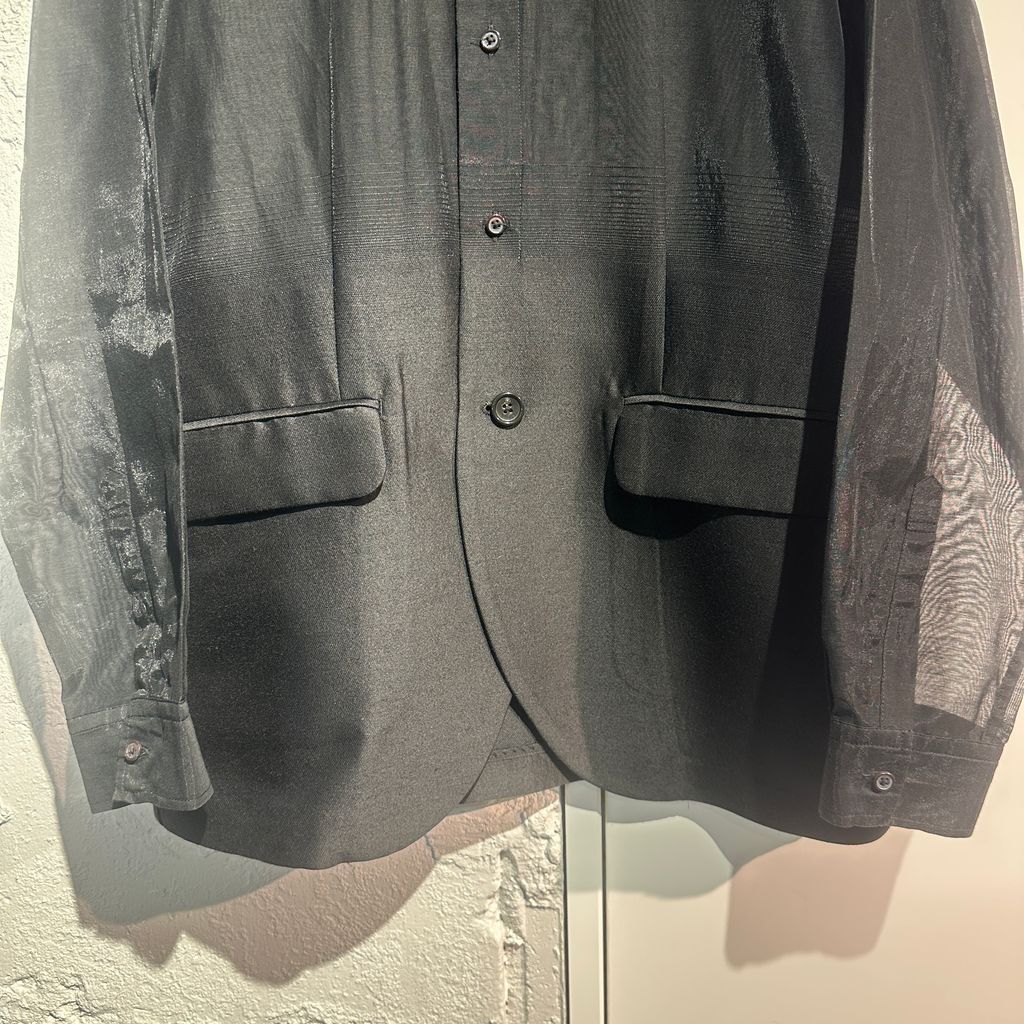 TAAKK ターク 25SS TRANSPARENT SHIRTS JACKET シアージャケット