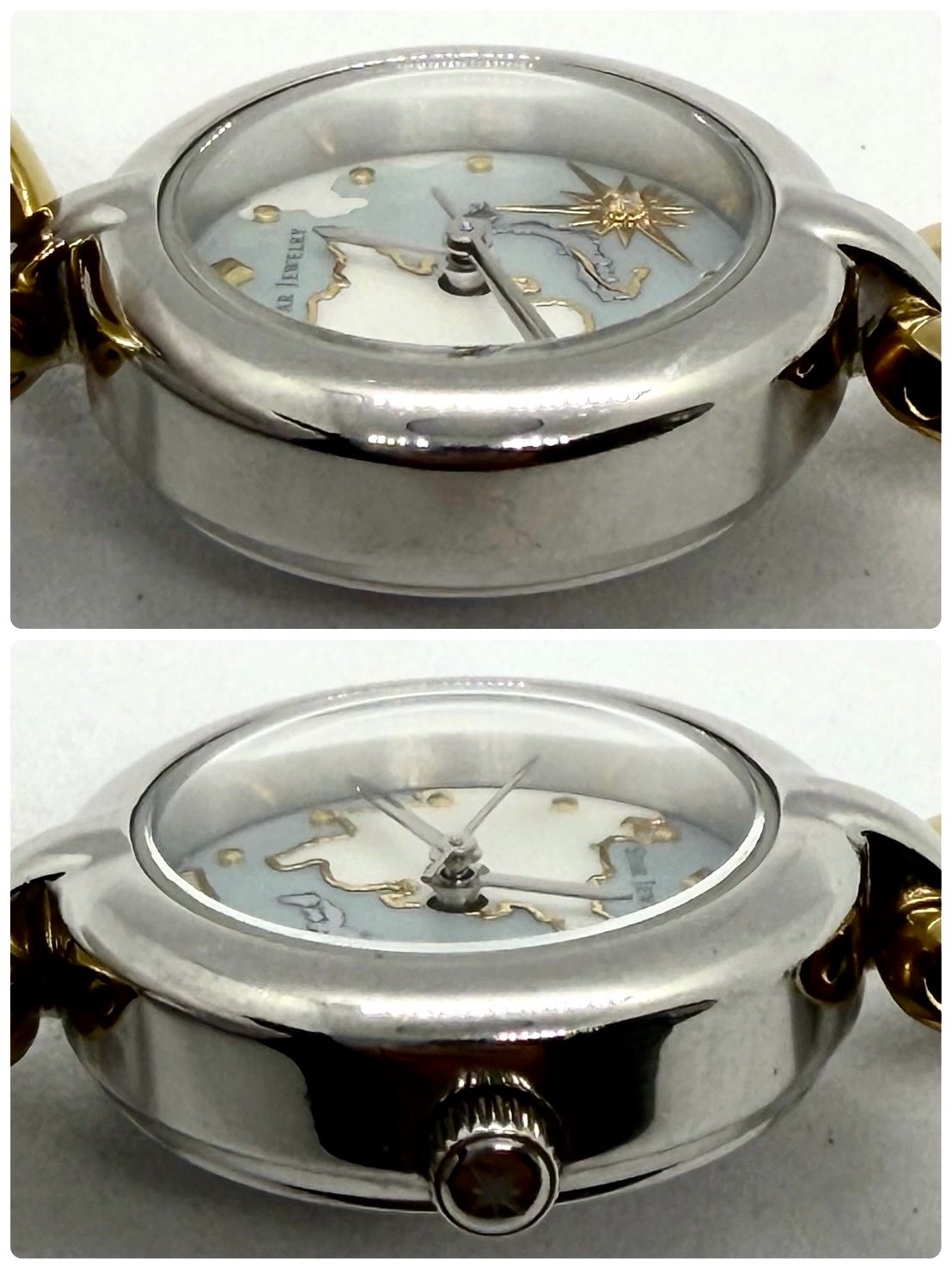 稼働】STAR JEWELRY/スタージュエリー 腕時計 2020 EARTH WATCH quartz
