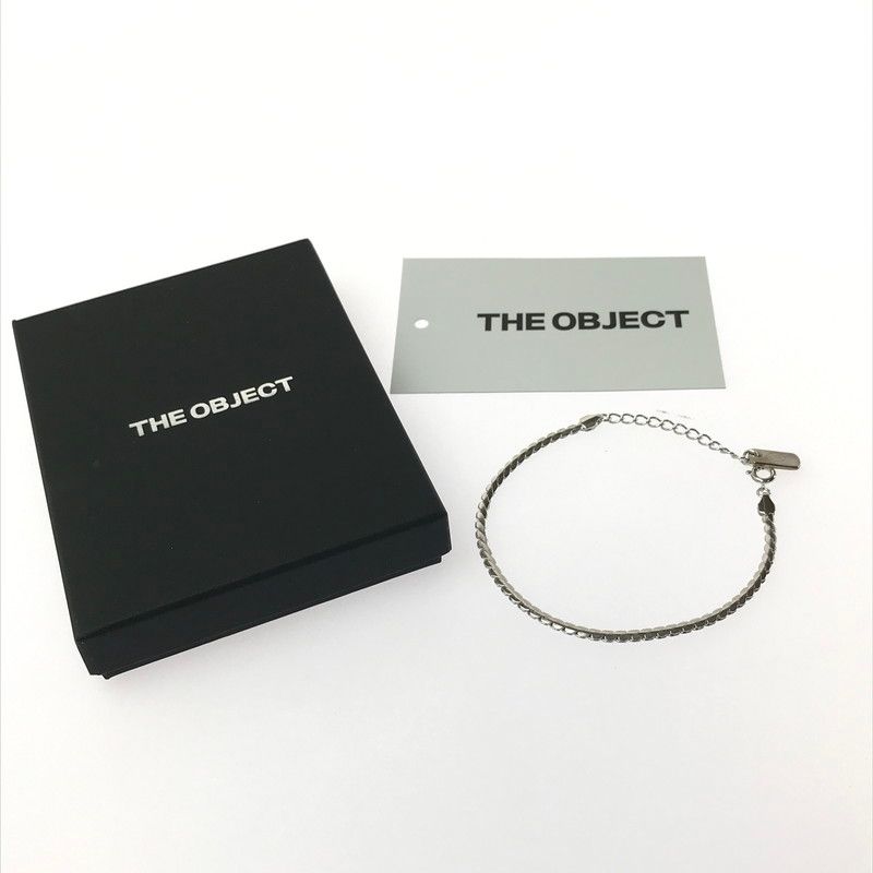 中古品】 THE OBJECT ザオブジェクト NARROW SNAKE BRACELET TO-PAR