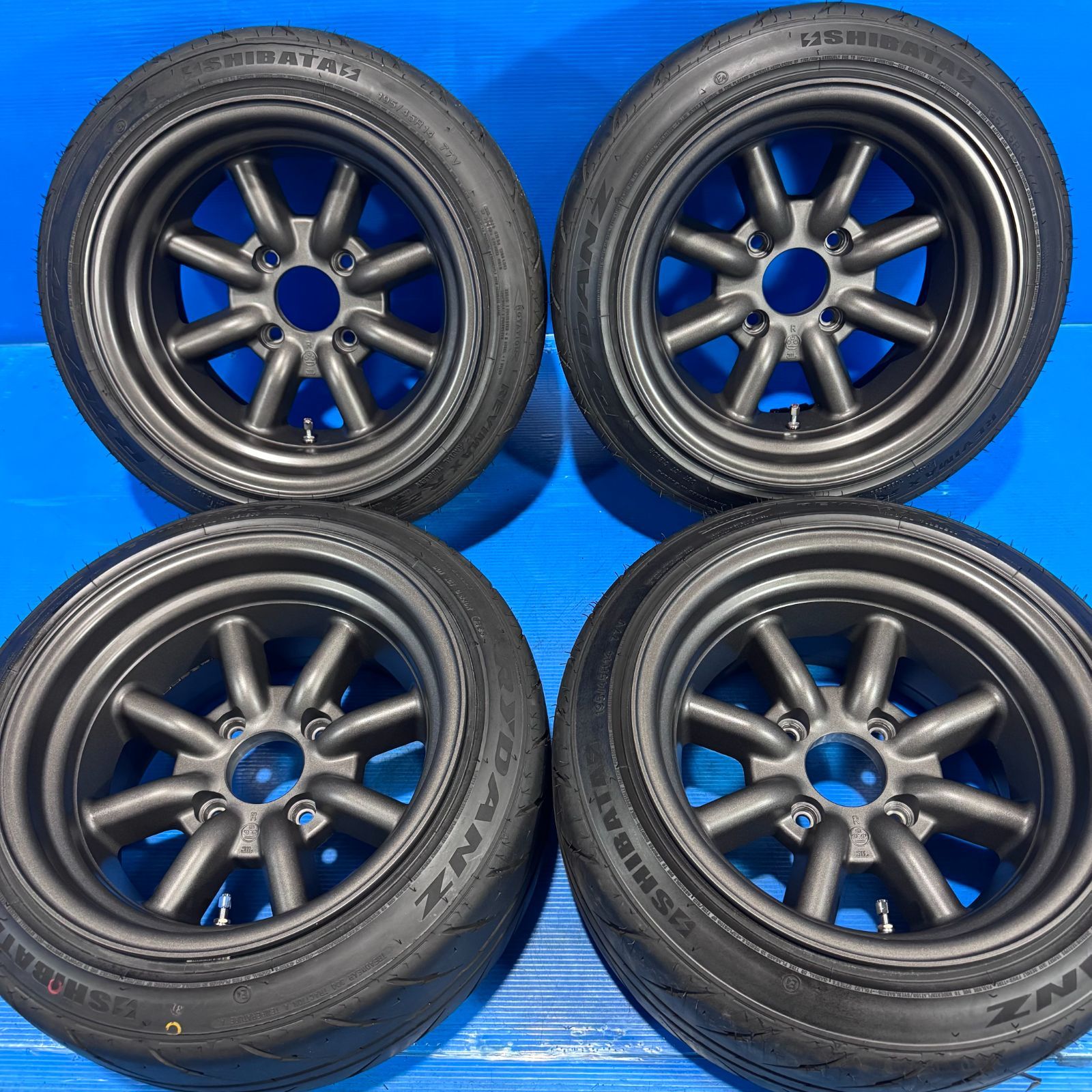 14インチ ワタナベ RS8 R-TYPE】RSワタナベ エイトスポーク 14インチ 8.5J-13 4H114.3