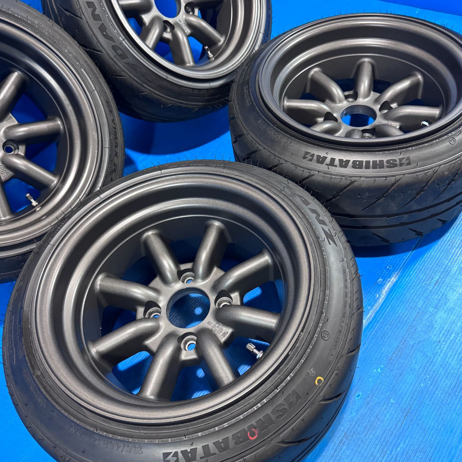 R-TYPE】RSワタナベ エイトスポーク 14インチ 8.5J-13 4H114.3 