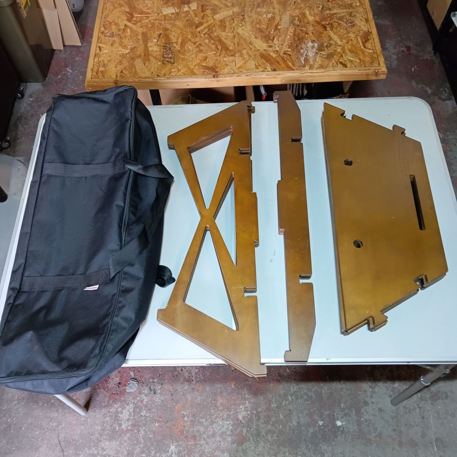 ◇Hilander(ハイランダー) プライウッド ヘキサゴンテーブルBIG 耐荷重