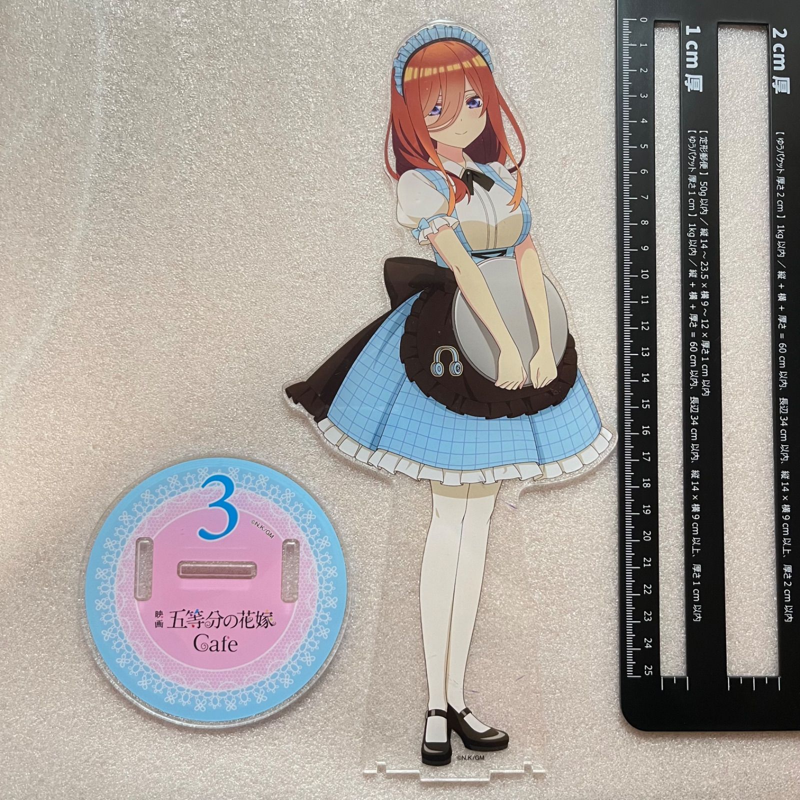 中野三玖 ビッグ アクリルスタンド 映画 五等分の花嫁 Cafe No.7 