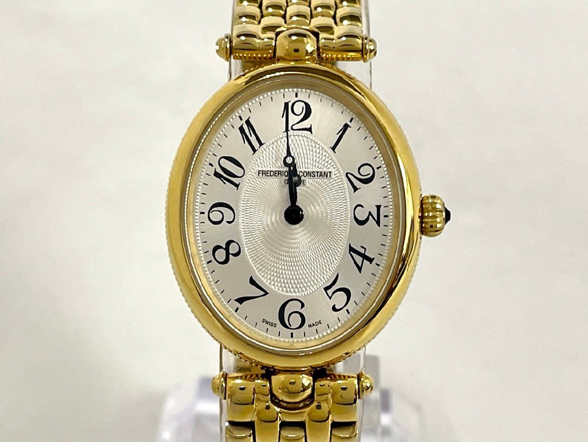 フレデリックコンスタント FREDFRIQUE CONSTANT 腕時計 FC-200X2V/VD25/26 アールデコ オーバル 不動品 ジャンク 2601LA053 フレデリックコンスタント FREDFRIQUE CONSTANT 腕時計 FC-200X2V/VD25