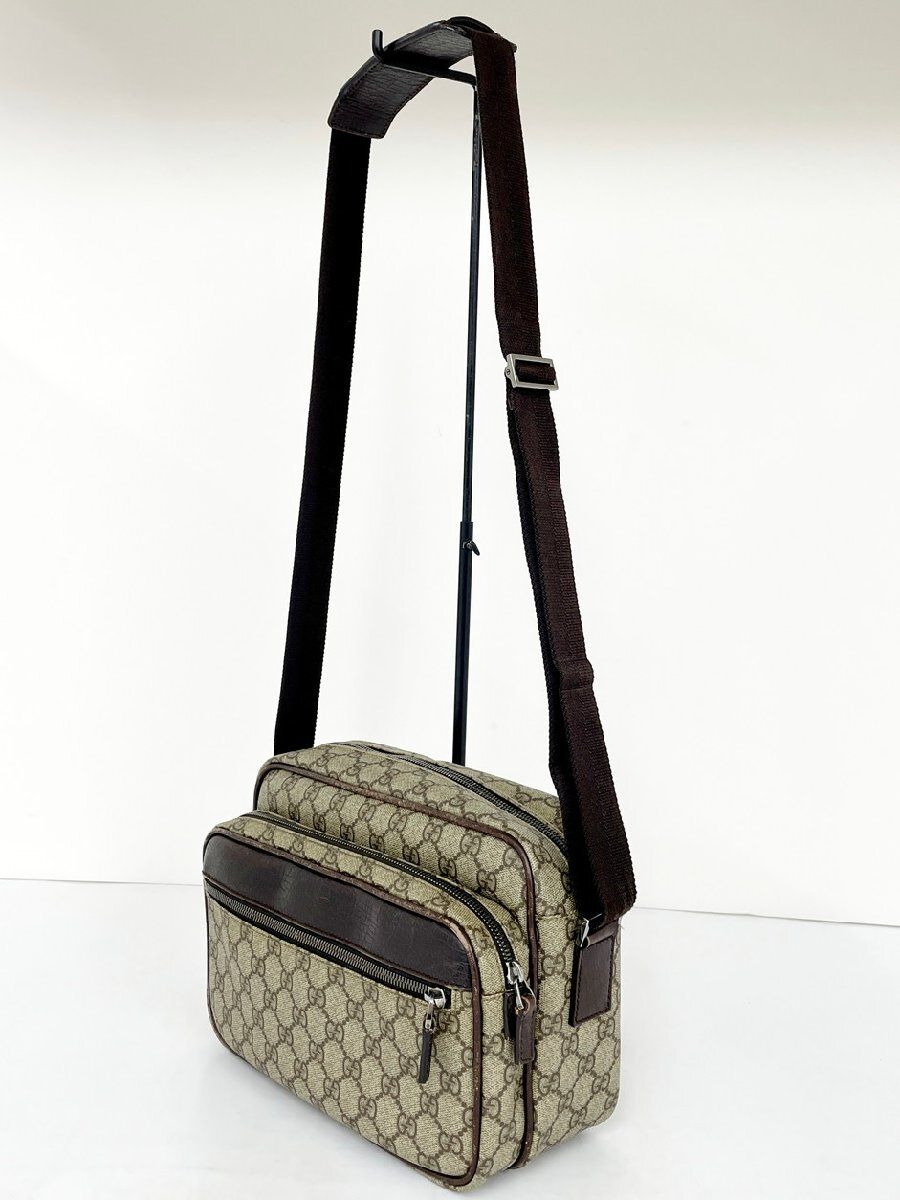 グッチ GUCCI ショルダーバッグ GGスプリーム 114531 メッセンジャーバッグ → 2602LA009 グッチ GUCCI ショルダーバッグ GGスプリーム 114531 メッセンジャー