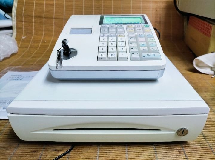 カシオレジスター TE-400 フル設定無料 PC連携売上管理 890888 - メルカリ