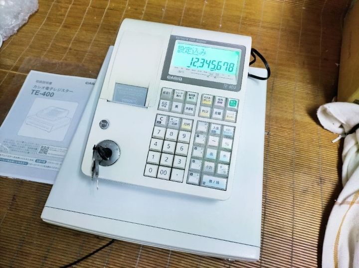カシオレジスター TE-400 フル設定無料 PC連携売上管理 890888 - メルカリ