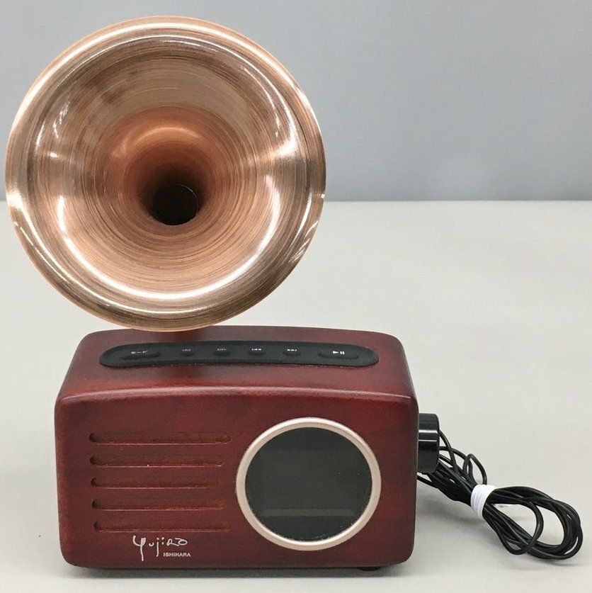 オーディオ 裕次郎名曲プレーヤー TEICHIKU テイチク レトロホーン 石原裕次郎生誕85周年 IY-B5 アイワ 2503LR221