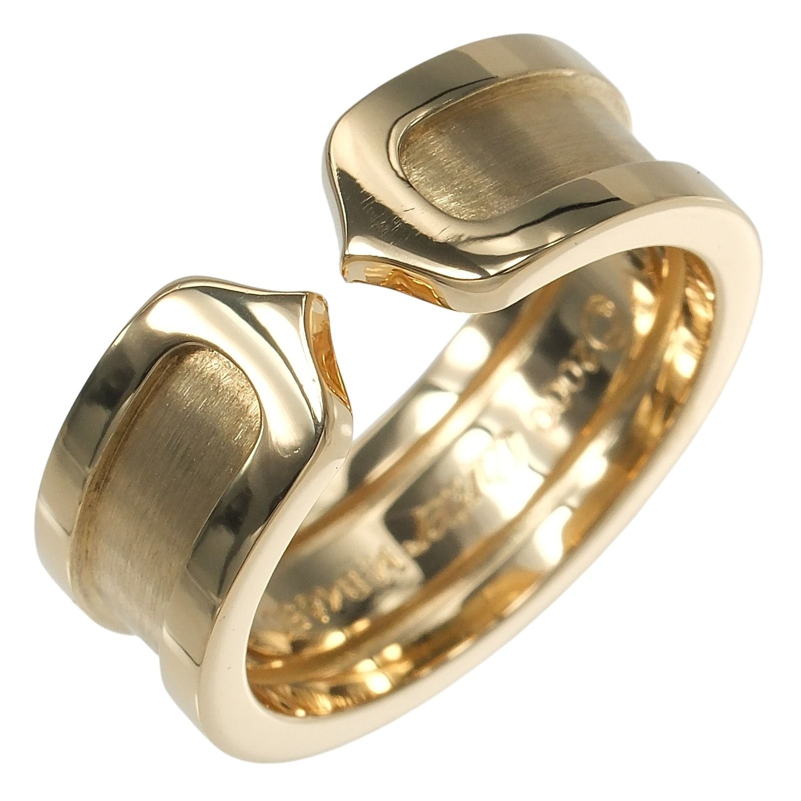 CARTIER】カルティエ 2C K18イエローゴールド 8号 レディース 6.52g 