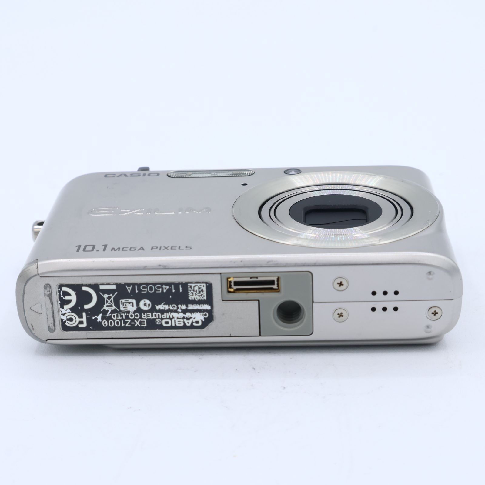 【ジャンク】CASIO EXILIM EX-z1000 シルバー デジタルカメラ CASIO デジタルカメラ EXILIM ZOOM EX-Z1000 シルバー 【中古品