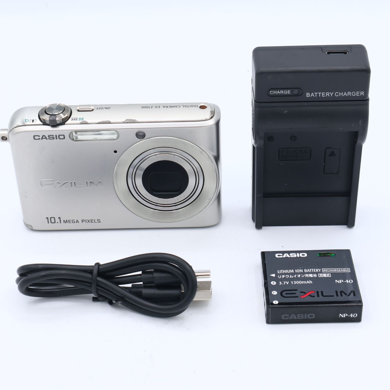 【ジャンク】CASIO EXILIM EX-z1000 シルバー デジタルカメラ CASIO デジタルカメラ EXILIM ZOOM EX-Z1000 シルバー 【中古品