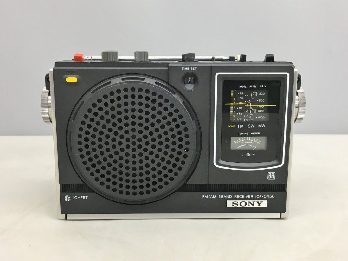 3バンドラジオレシーバー スカイセンサー ICF-5450 ソニー SONY AM-FM 2512LR285