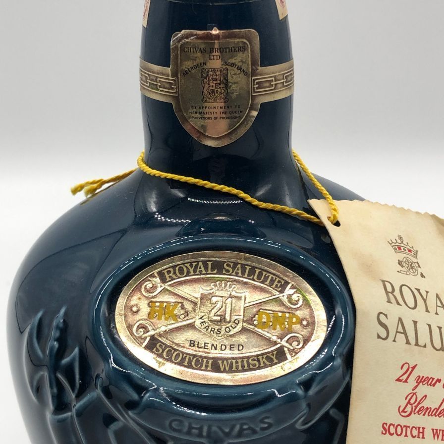 【未開栓】古酒ロイヤルサルート 21年青陶器700ml40％スコッチウイスキー 未開栓】ロイヤルサルート 21年 青 陶器ボトル 700ml 43% 古酒