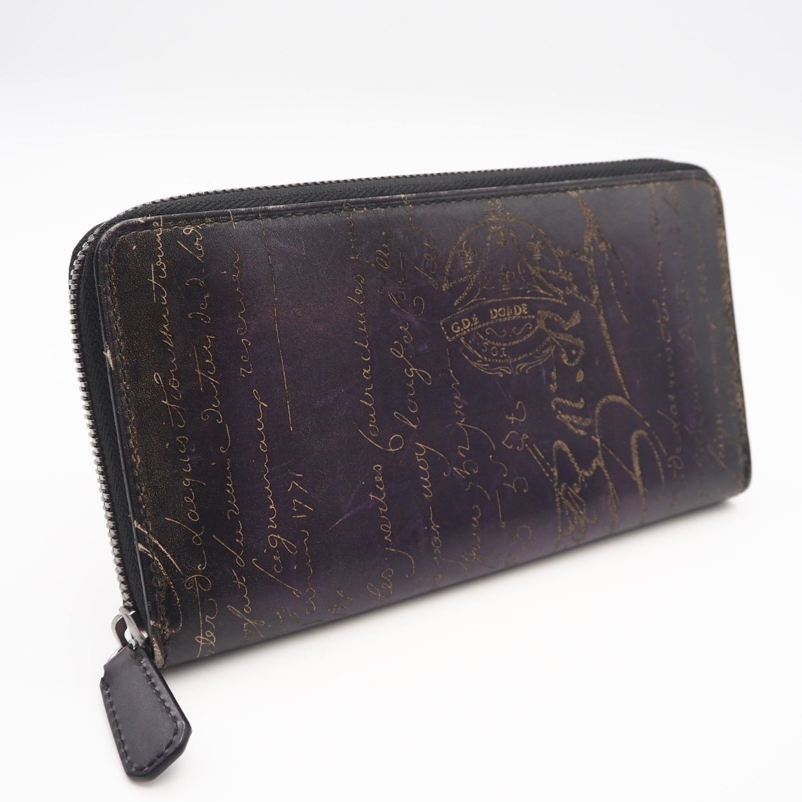 3日以内返品可 美品 Berluti ベルルッティ カリグラフィ レザー ロング