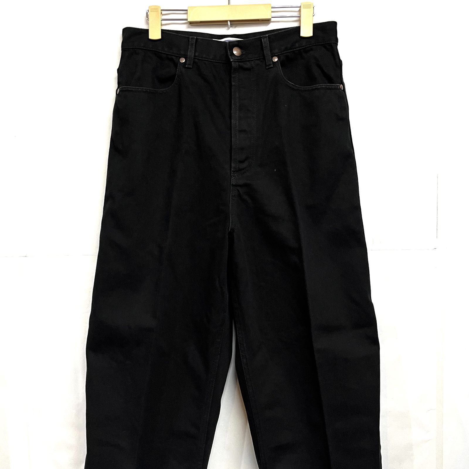 Cristaseya｜クリスタセヤ HIGH WAISTED BLACK DENIM ハイウエスト 