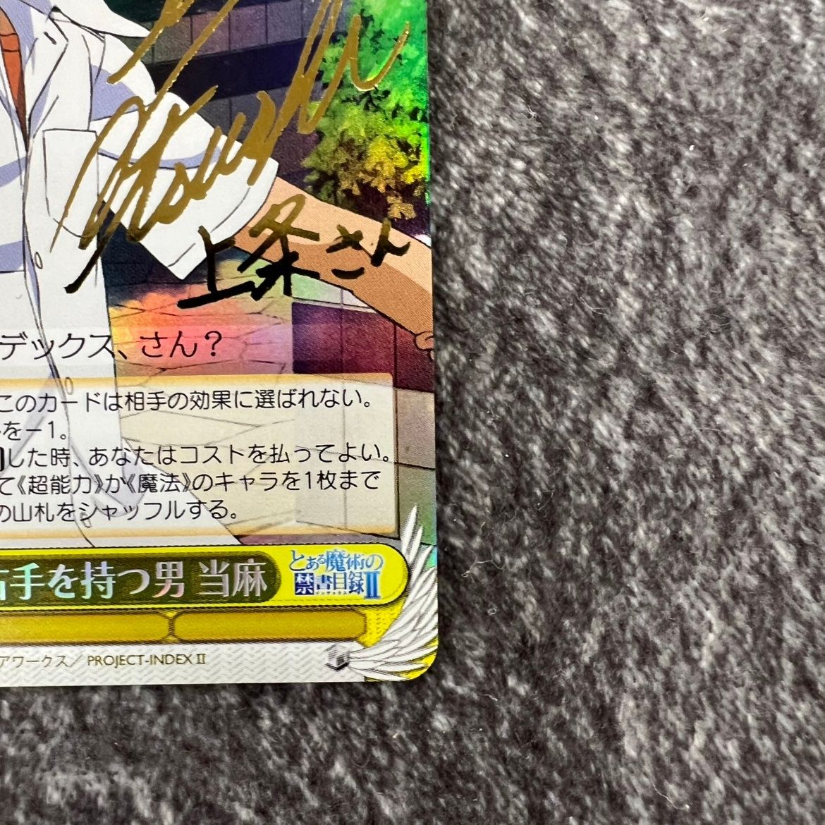 状態C】ヴァイスシュヴァルツ とある魔術の禁書目録 異能の右手を持つ