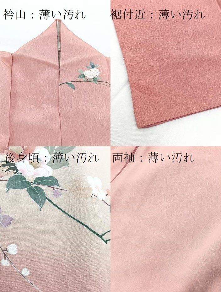 平和屋着物□訪問着 友禅 枝花文 暈し染め 正絹 逸品 BAAW8233yc