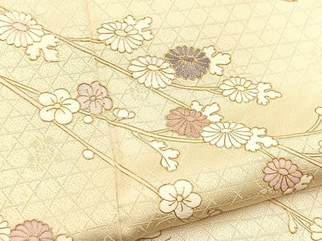 平和屋着物□訪問着 刺繍 枝花文 暈し染め 金彩 正絹 逸品 BAAW8234yc