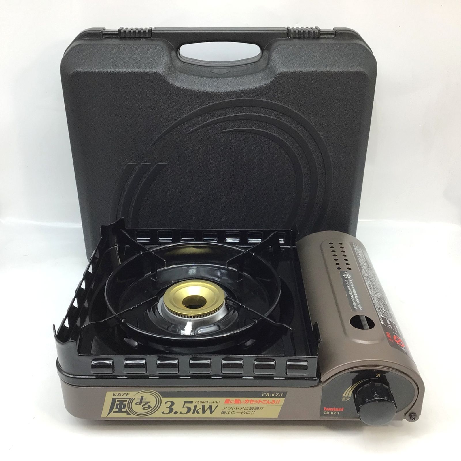 4304 Iwatani イワタニ CB-KZ-1 カセットコンロ 風まる 3.5kW カセット 
