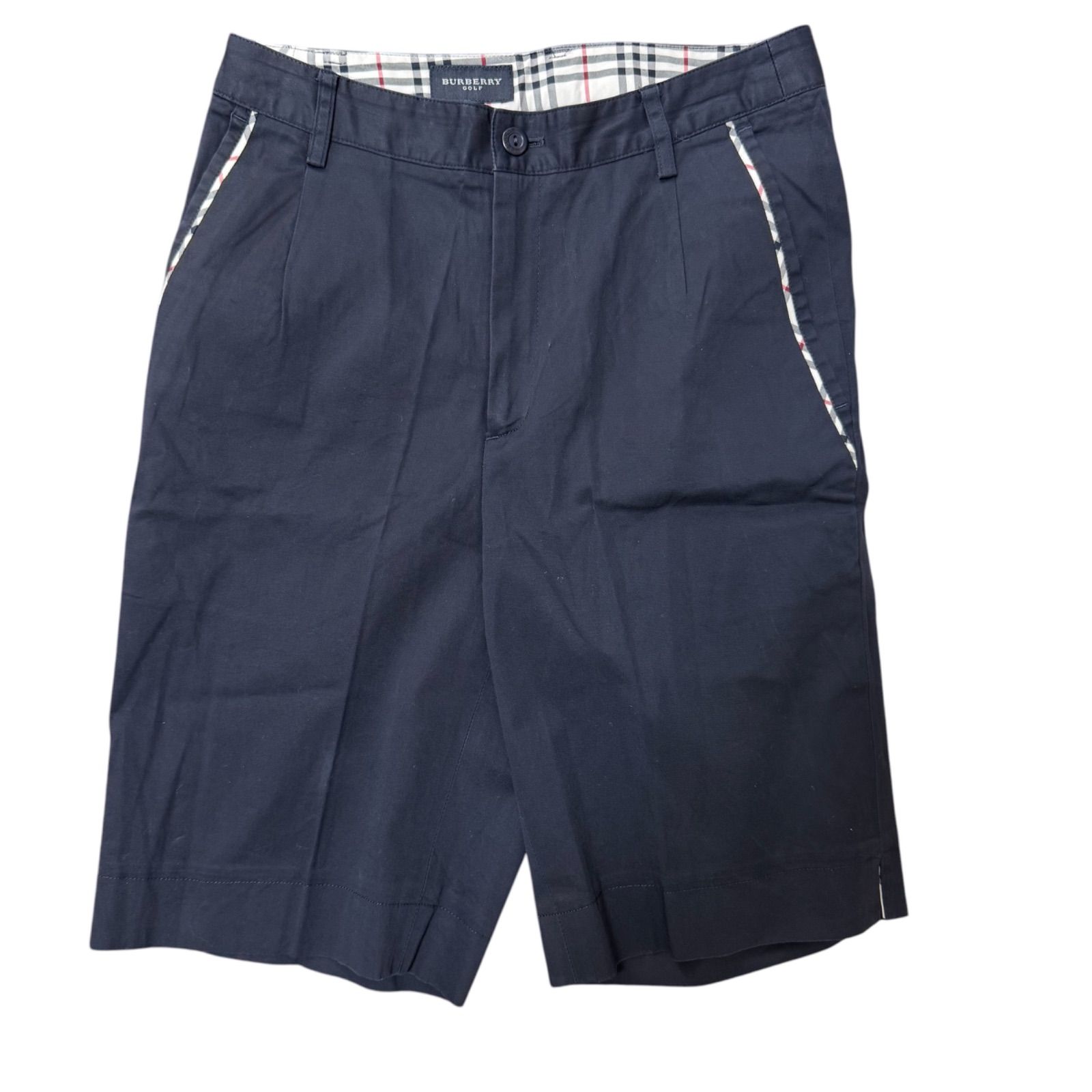 BURBERRY GOLF バーバリーゴルフ メンズ パンツ ハーフパンツ 紺色 7サイズ J4