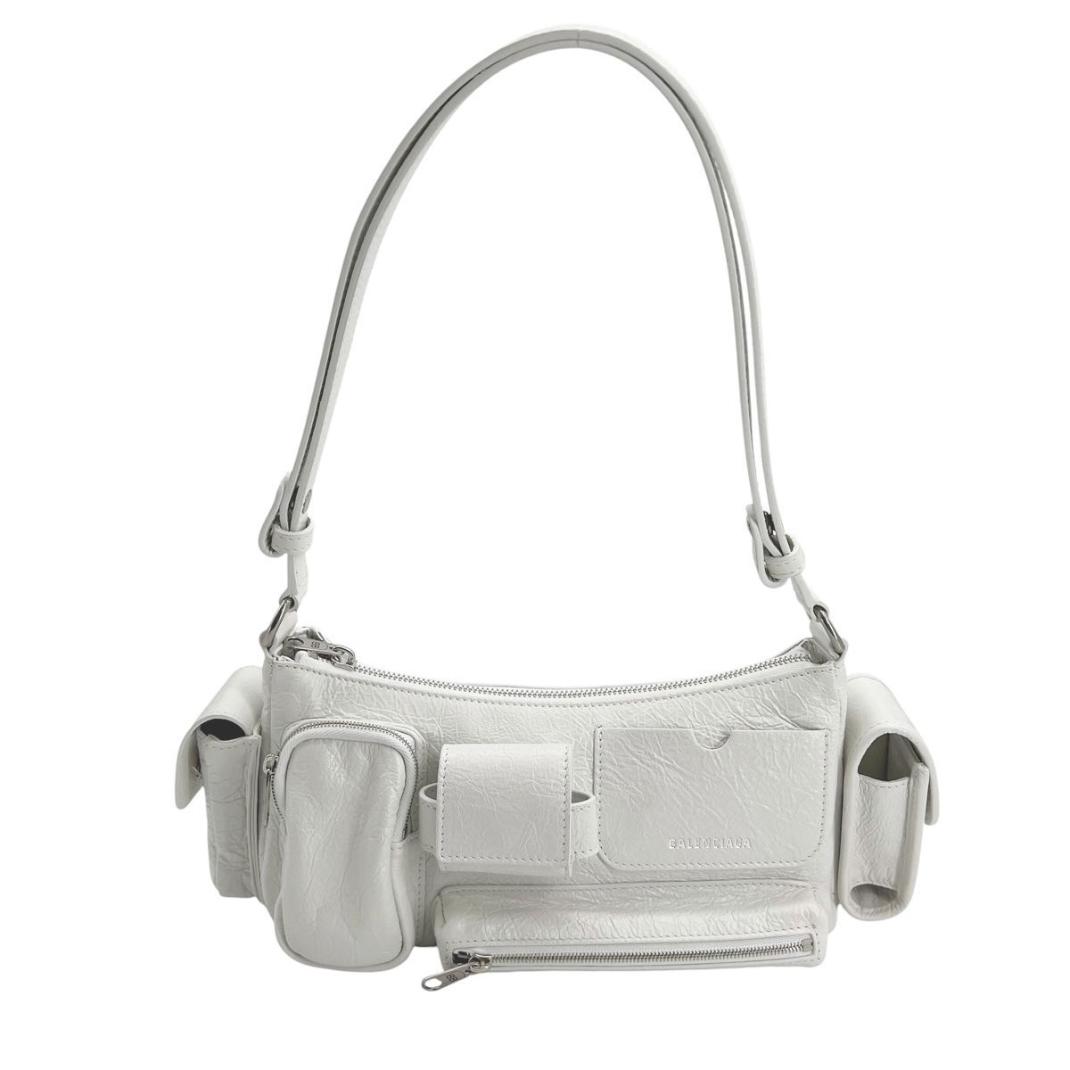 中古】 BALENCIAGA バレンシアガ 802227 ショルダーバッグ スーパー