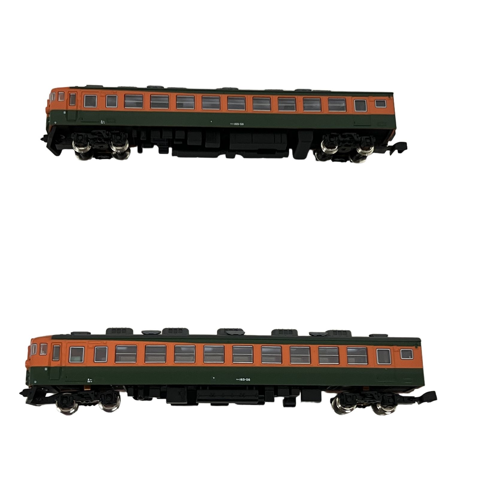 天賞堂 85003 85004 165系 直流急行電車 低屋根 基本 増結 各3両セット 鉄道模型 Zゲージ Tenshodo 中古 T11126982